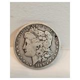 1889 O Morgan Silver Dollar