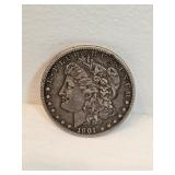 1901 O Morgan Silver Dollar