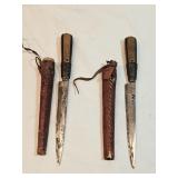 Pair Of Algerian Khodmi Knives 