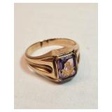 14k Gold Masonic Ring