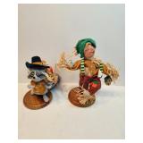 Pair Of Annalle Halloween Dolls 2002