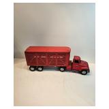Tonka Metal Toy Trucks Livestock Hauler Red