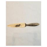 Antique Bone Or Ivory Scrimshaw Letter Opener