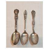 San Francisco Sterling Silver Commemorative Spoons