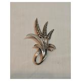 Danecraft Sterling Wheat Brooch