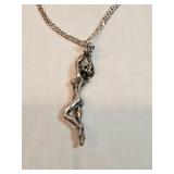 Sterling Goddess Necklace