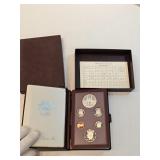 1984 Olympic Prestige Set With Case And COA
