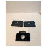 1995 Civil War Commemorative Silver Dollar With Case And COA