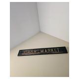 Large Wooden Sign