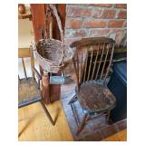 Wood Chair, Basket