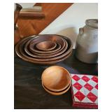 Wooden Mixing Bowls