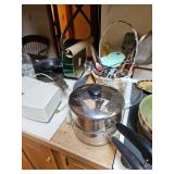 Double Boiler, Steamer, Pots, Bose Radio