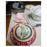 Serving Plates, Cake Pans