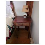 Wood bedside table, nightstand