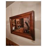 Framed Wooden Mirror
