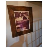 Framed Hanging Barn Picture