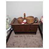 Wood Cabinet, Round Wooden Boxes