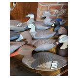 Wooden Carved Duck Decoys - Jobes