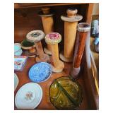 Textile Bobbins, Practice Canter, Plates