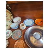 Plates, Saucer, Silver Plate