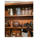 Metal Tea Pots, Glass Bottles, Copper Tea Kettle