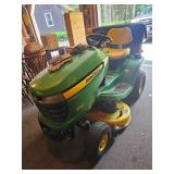 John Deere X310 Lawn Tractor with 42" Mower Deck and Grass Catcher