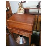 Wooden Storage Table with Drawer