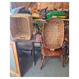 Baskets, Wood Dining Room Chairs