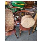 Wood Dining Room Chairs, Round Wood Box