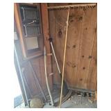 Wood Hay Rake, Sickle