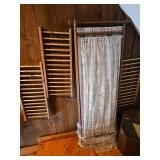 Wood Privacy Panel, Wooden Racks