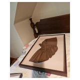 Framed Antique Bonnet