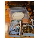 China Set, Brass Lamps