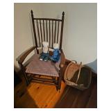 Wood Chair, Basket