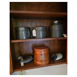 Metal Jars, Wood Carved Duck Decoys