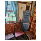 Wood Chairs, Wood Shutters