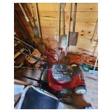 Lawnmower, Shovels