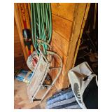 Wooden Sled/Sleigh, Garden Hose, Water Ski