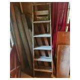 Folding Wooden Ladder