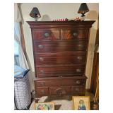 Chest Of Drawers, Lamps