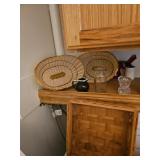 Baskets, Creamer, Glassware