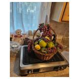 Fruit Basket, Kitchen Clock, Electric Grill