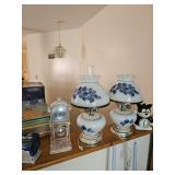 Clock, Lamps