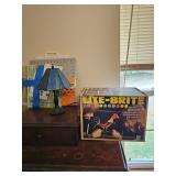 Lite Brite, Lamp, Crafting Mat