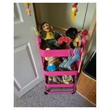 Dolls, Toys, Rack