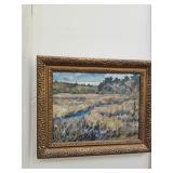 Framed Oil Painting by James E Hughes
