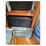 Nautical Themed Oil Painting by James E Hughes, Speakers