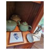 Teapot, Trinket Dish, Hot plate