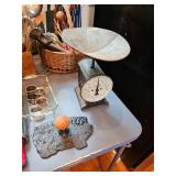 Vintage Scale, Bacon Press, Silver Napkin Rings