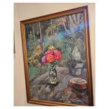 Framed Oil Painting by James E Hughes